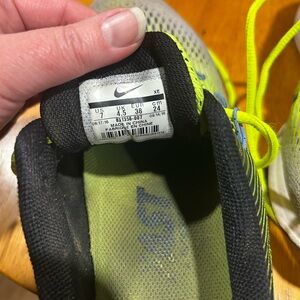 Nike Womens Sneakers - Black and Neon Yellow